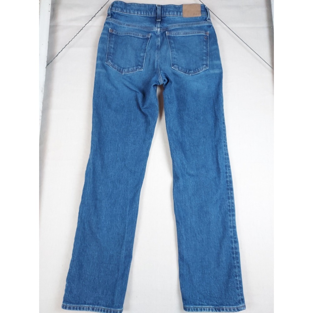 Madewell Womens 26 Mid Rise 90s Straight Jeans Blue Denim Straight Leg 26x28 - Picture 15 of 16